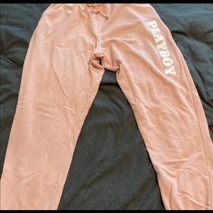 Womens Missguided/Playboy Sweatpants Joggers